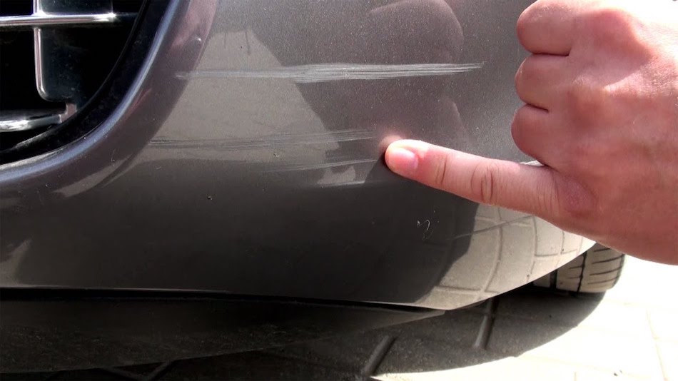 Самостоятельное удаление царапин на бампере авто: все способы