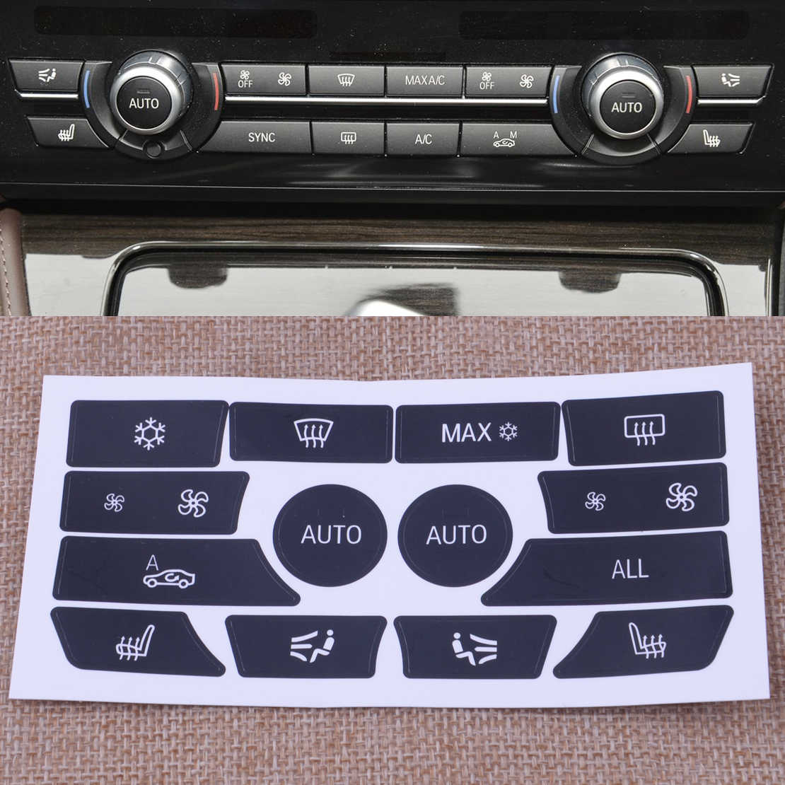 ТОП-6 популярных наклеек на кнопки автомобиля