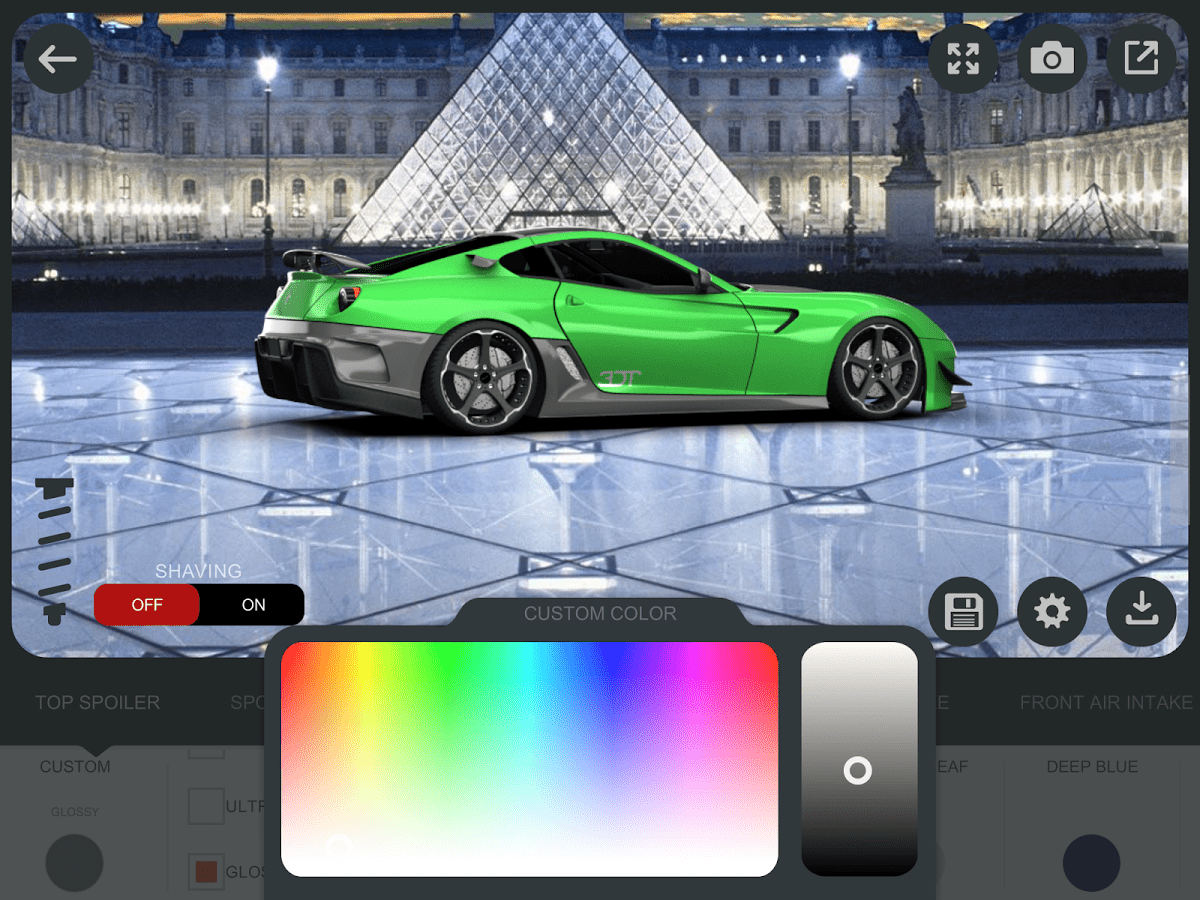 Виртуальное проектирование авто в мобильном приложении: просто, быстро и удобно