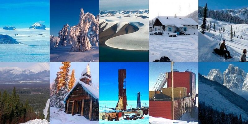 14 coldest places in the world
