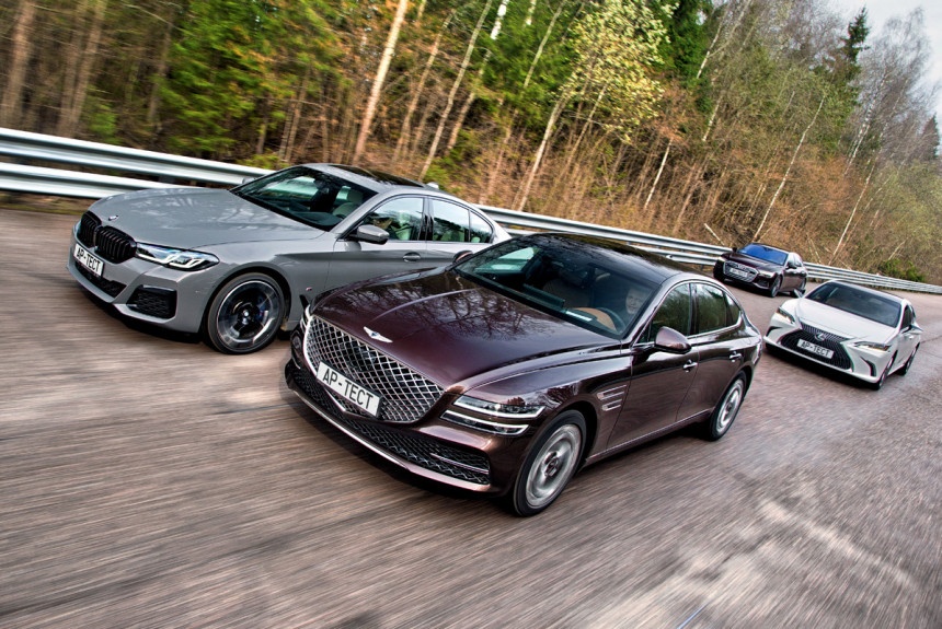 Audi, Genesis, BMW: 6 vun de beschten neie XNUMXxXNUMX Sedans
