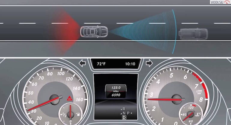 Collision Prevention Assist &#8211; что это такое в автомобилях Mercedes-Benz?