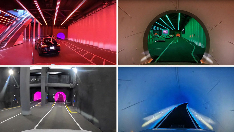 Это был «Tunnel Rave», световое шоу в быстром туннеле Tesla, которое всех удивило.