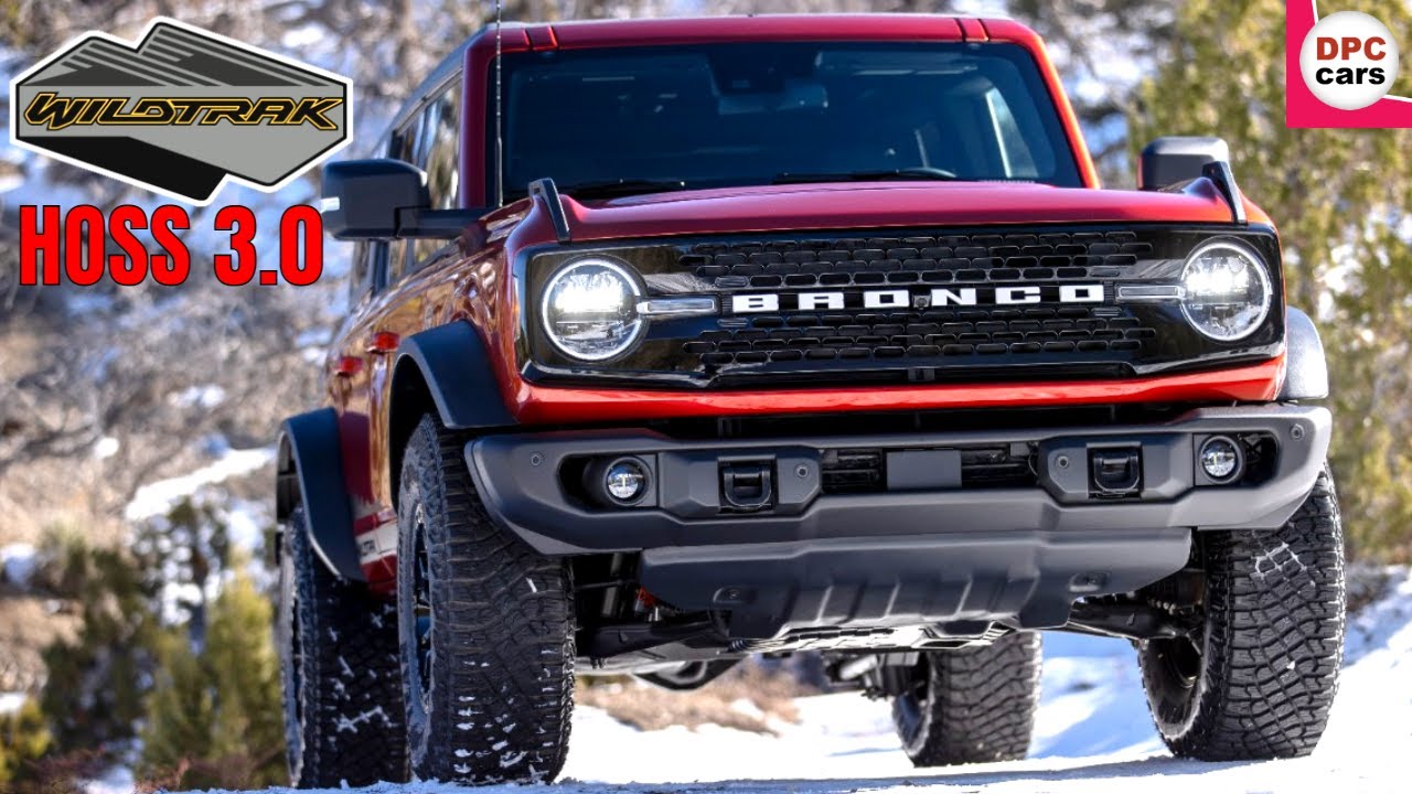 Ford Bronco Wildtrak met Hoss 3.0-pakket lyk soos 'n klein Raptor wat gereed is vir avontuur