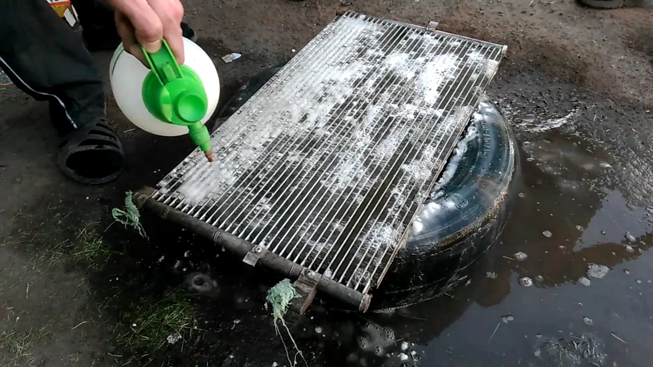 Ako prepláchnuť chladič auta, samočistenie chladiča