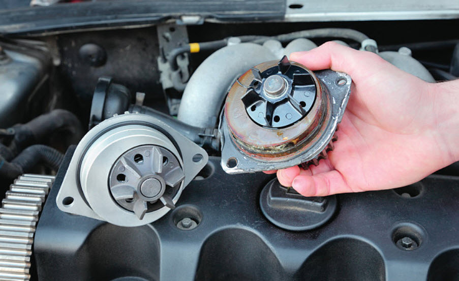 Как проверить помпу двигателя автомобиля без снятия