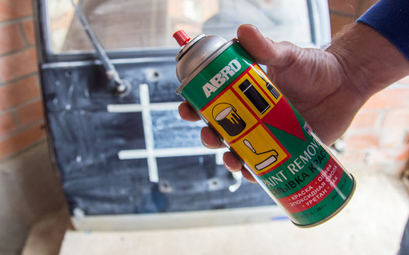 Как удалить старую краску с металла автомобиля с помощью смывки: жидкость, гель, аэрозоль