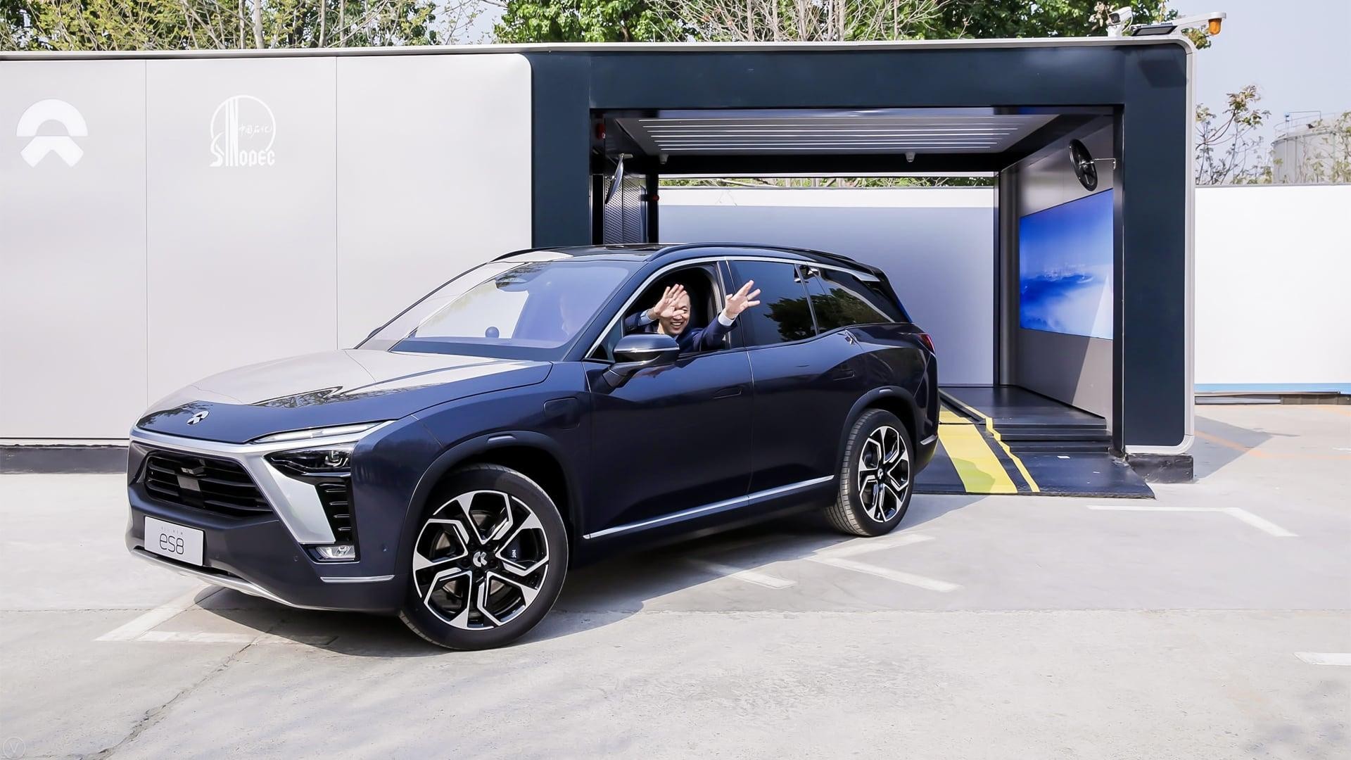 Kiinalainen sähköauto NIO: haluaa ottaa käyttöön 4,000 2025 auton akun vaihtoasemaa maailmanlaajuisesti vuoteen XNUMX mennessä
