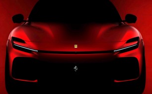 Ferrari het die eerste teaser van die Purosangue SUV bekend gestel.