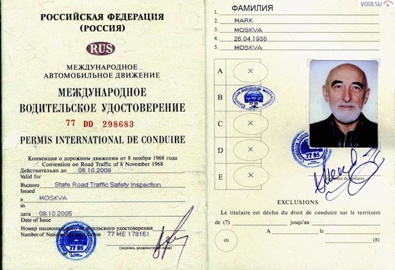 Международные водительские права порядок оформления и получения в РФ