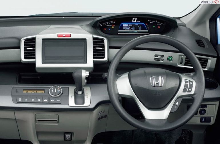 Минивэны Хонда: с левым и правым рулем