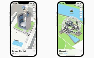 Mit einem neuen Update für Apple Maps können Sie Straßen in 3D sehen und in Augmented Reality laufen.