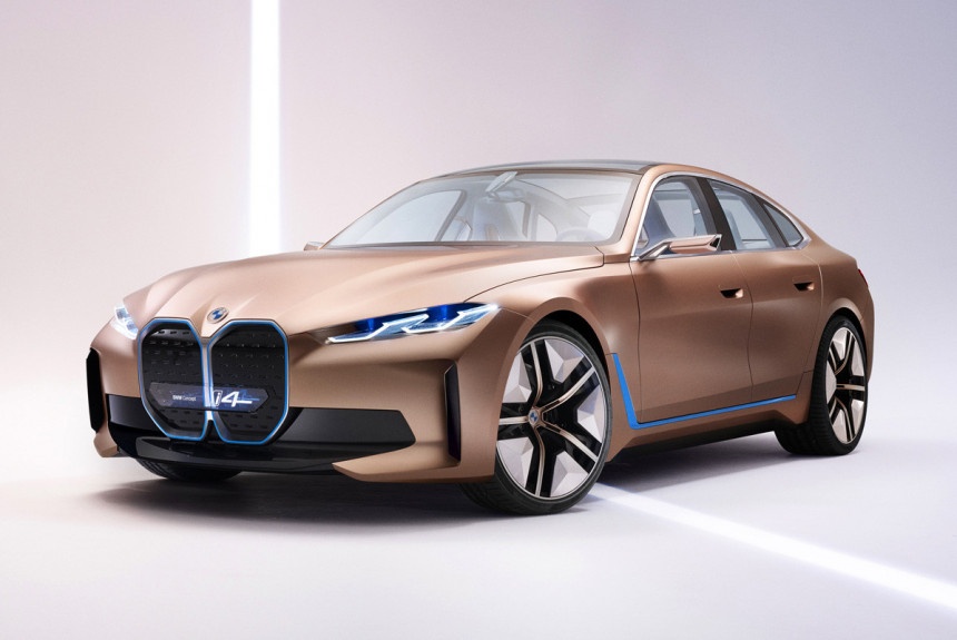 Den helelektriska BMW i4 har presenterats och kommer att börja säljas under första kvartalet 2022.