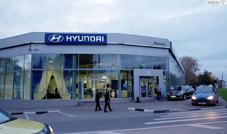 список, на карте, адреса Hyundai в Московской области