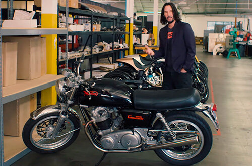 คอลเลกชันที่น่าประทับใจของรถจักรยานยนต์ Keanu Reeves