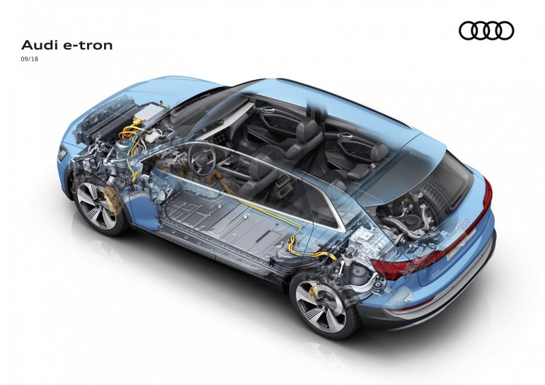 Punjenje akumulatora električnih vozila prema Audiju: novo iskustvo
