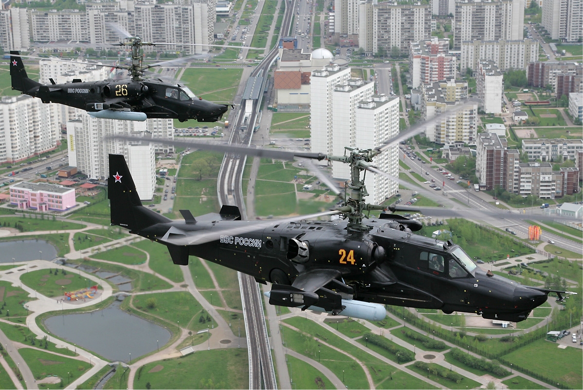 Bojové vrtuľníky Kamow Ka-50 a Ka-52 časť 1