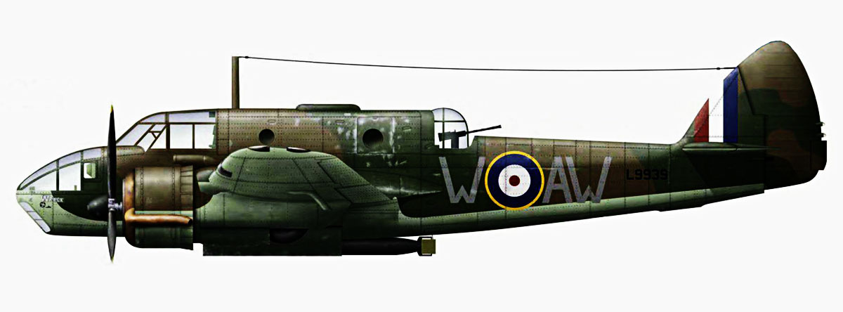Bristol Beaufort i RAF 1 serviceenheden
