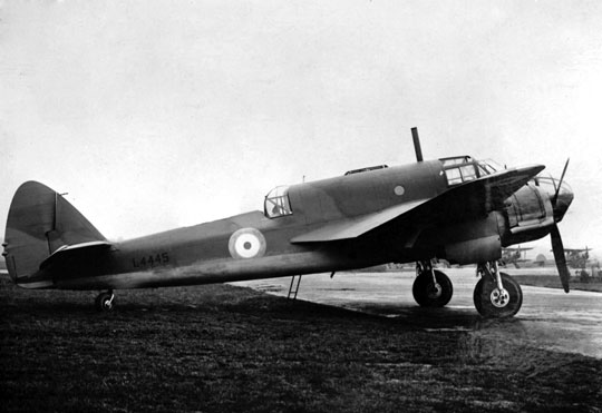 Bristol Beaufort в сервисной части RAF 1