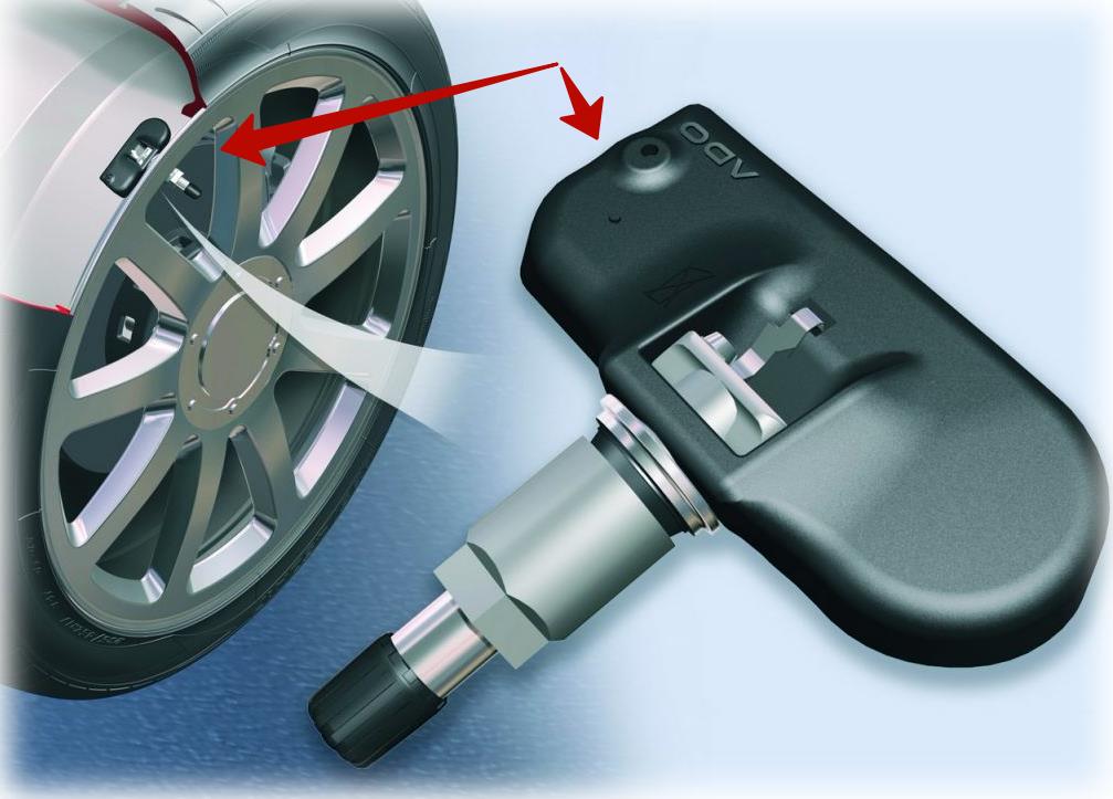 Senzor tlaku v pneumatikách Hyundai Solaris