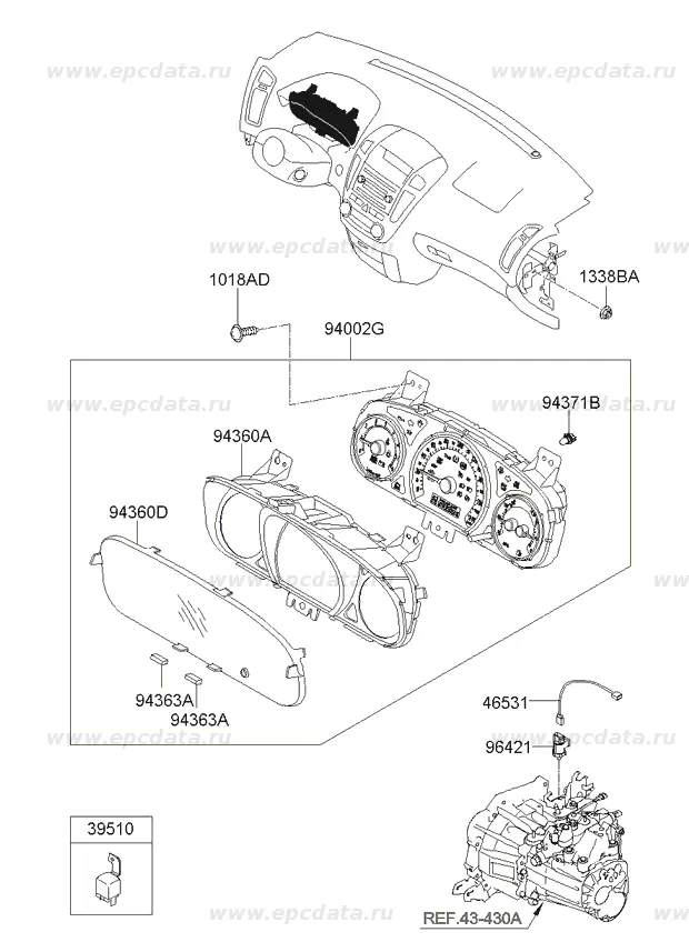 Speed ​​​​sensor Kia Sid 2013