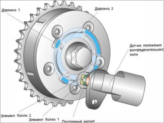 Датчика положения распредвала, его функции в ДВС