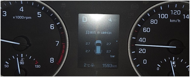 Датчики давления в шинах Hyundai Tucson