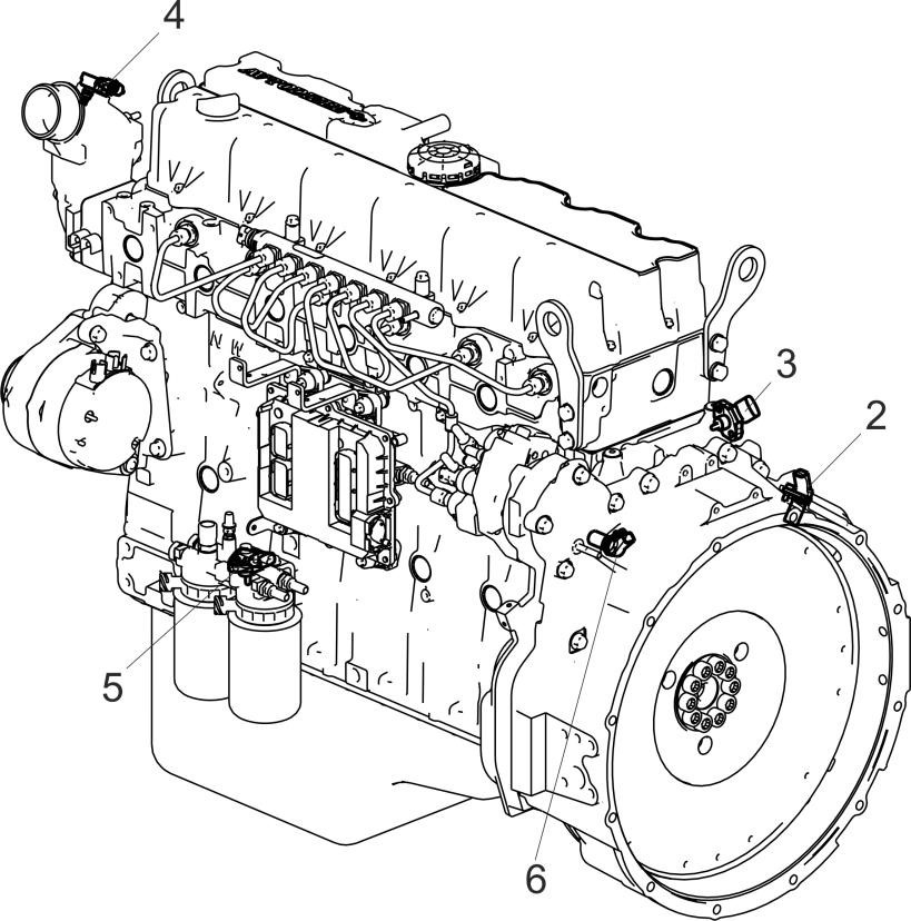 Senzori motora YaMZ-5340, YaMZ-536