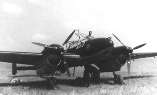 Эскадрилья эсминцев I./ZG 76 в 1939 году.