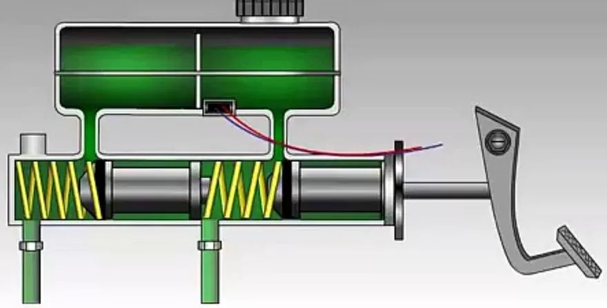 Главный тормозной цилиндр газель