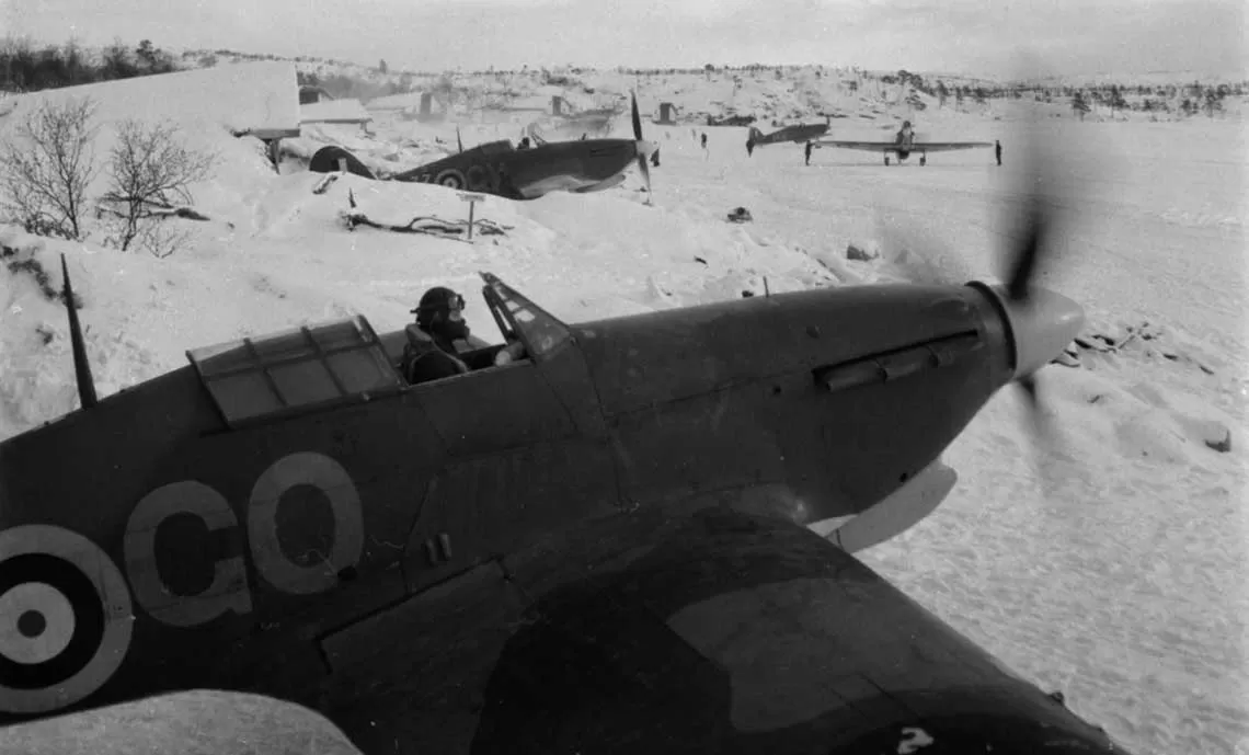 Hawker Hurricane RAF в Мурманске