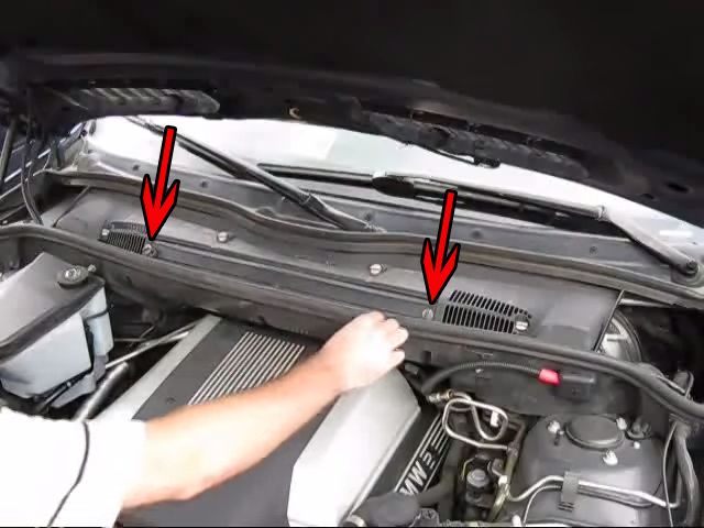 BMW X5 ನಲ್ಲಿ ಕ್ಯಾಬಿನ್ ಫಿಲ್ಟರ್ ಅನ್ನು ಹೇಗೆ ಬದಲಾಯಿಸುವುದು