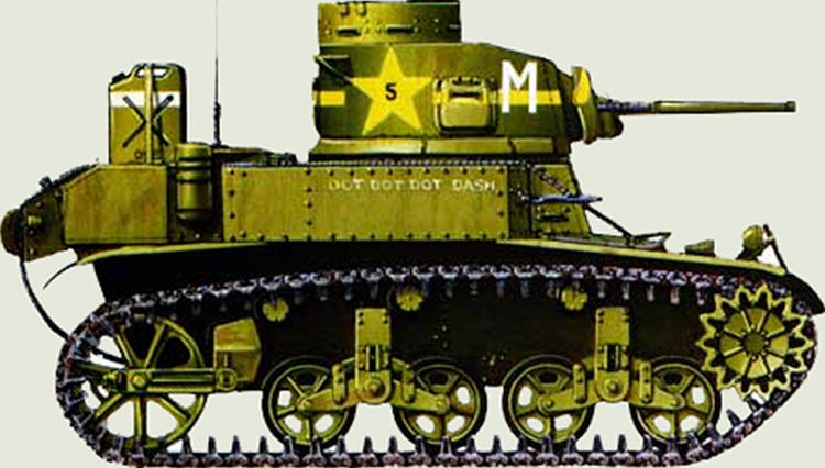 Легкий танк М3 Стюарт часть 1