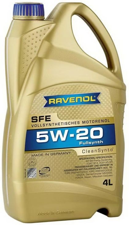 Масло RAVENOL Super Fuel Economy SFE SAE 5W20