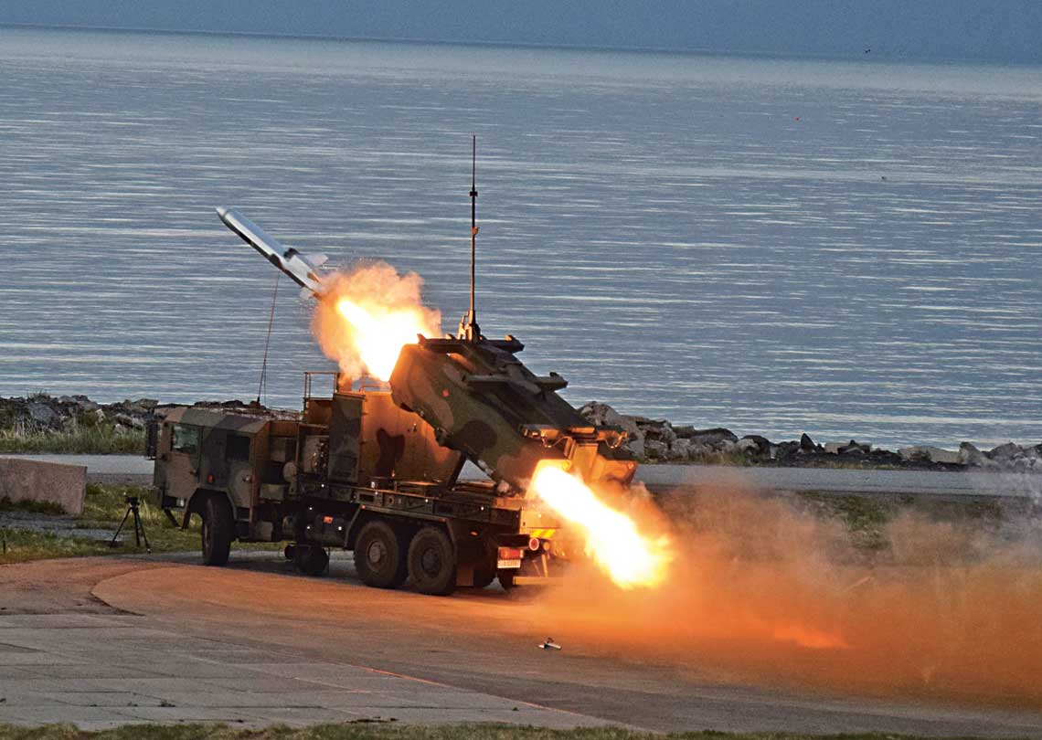 NSM Live Missile Firing 2016 o MJR in battaglia