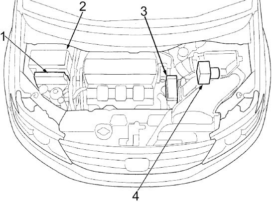 Описание предохранителей и реле Honda Odyssey