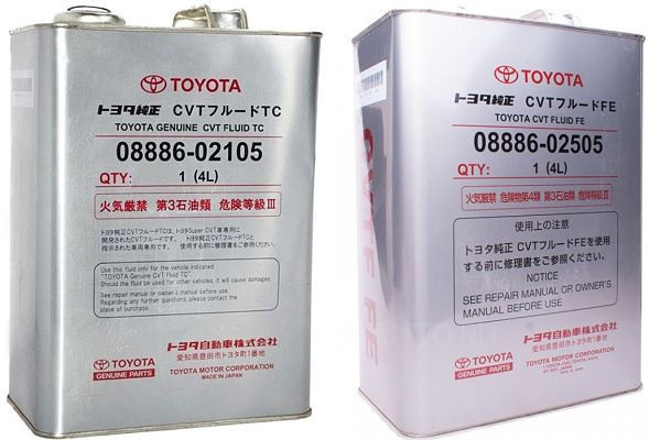 Оригинальное масло для вариаторов Toyota CVT