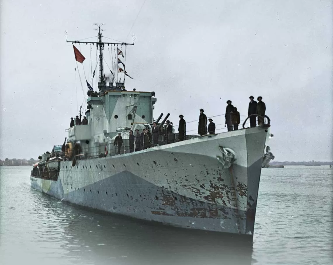 ORP Ślązak Хороший пастух dingha