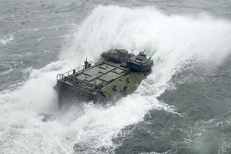 AAV7 amphibious armored personnel carrier