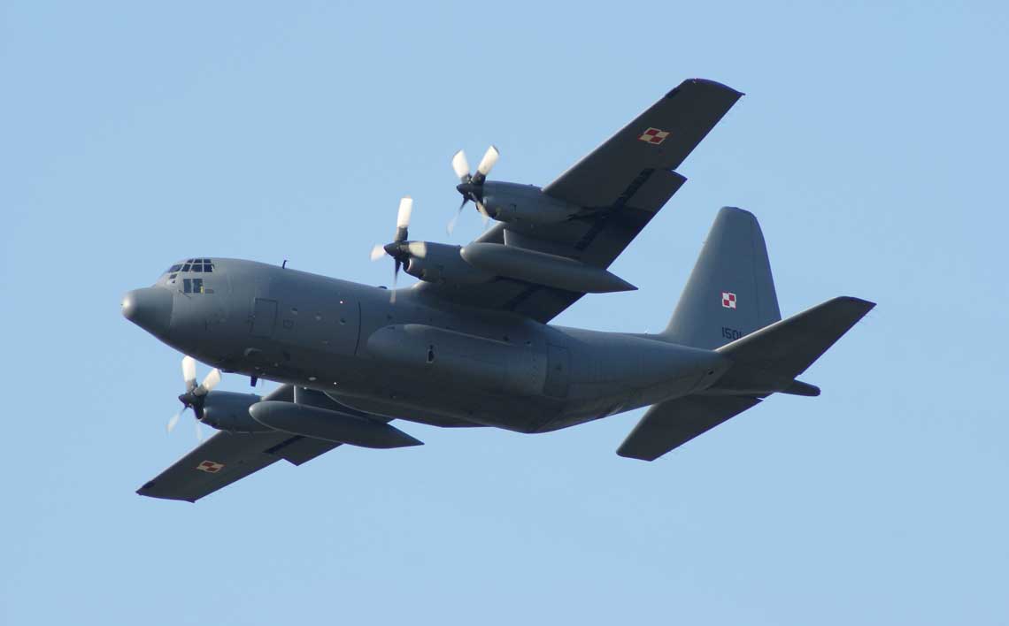 Поддержка операции C-130E Hercules силами Wojskowe Zakłady Lotnicze № 2 SA