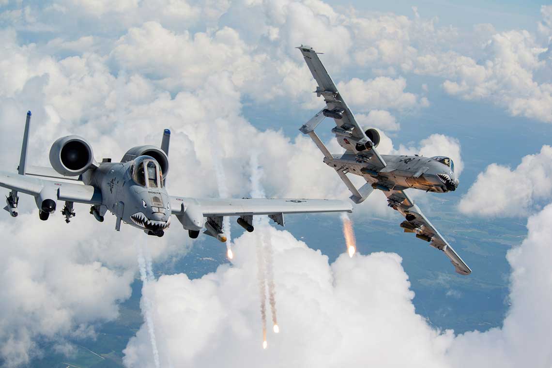 Последние годы службы A-10C Thunderbolt II