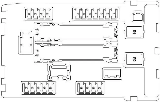 Предохранители и реле Ниссан теана