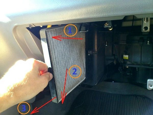 Zamenjava kabinskega filtra Honda SRV