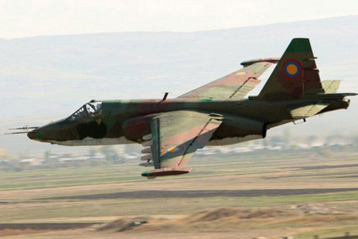 Сбит армянский Су-25К