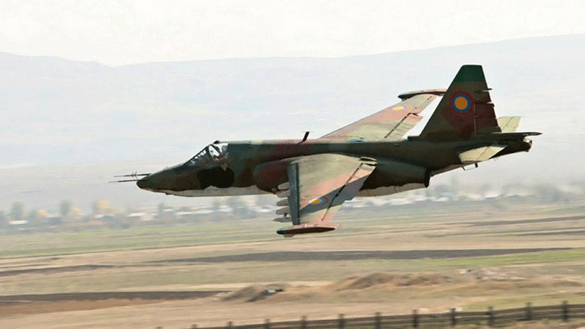 Сбит армянский Су-25К