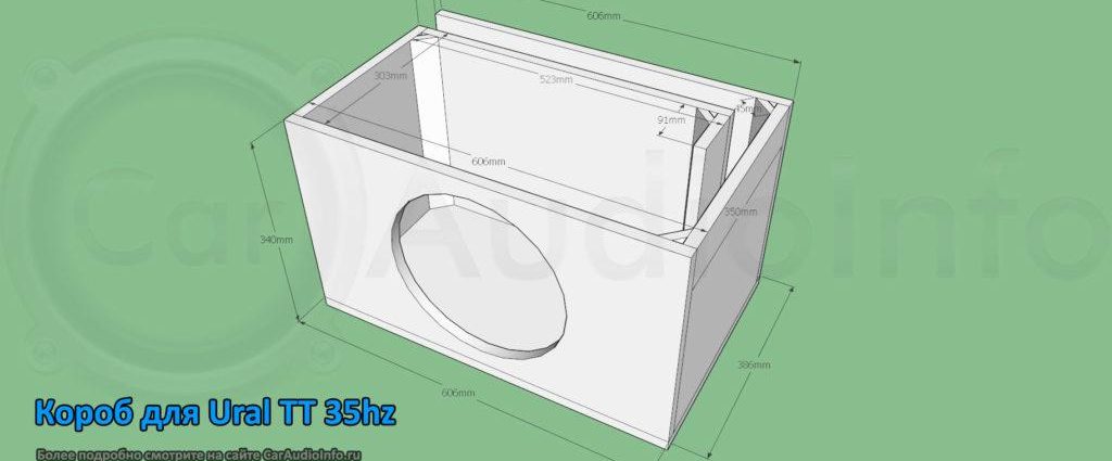 Короб для сабвуфера урал тт 12