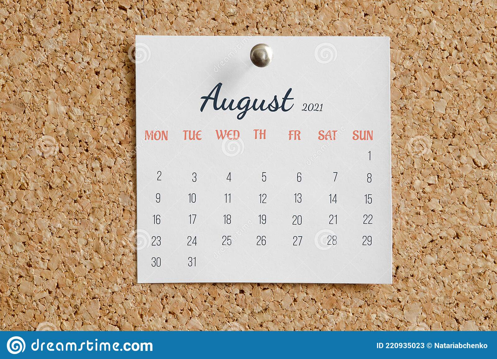 Страница календаря: 13–19 августа.