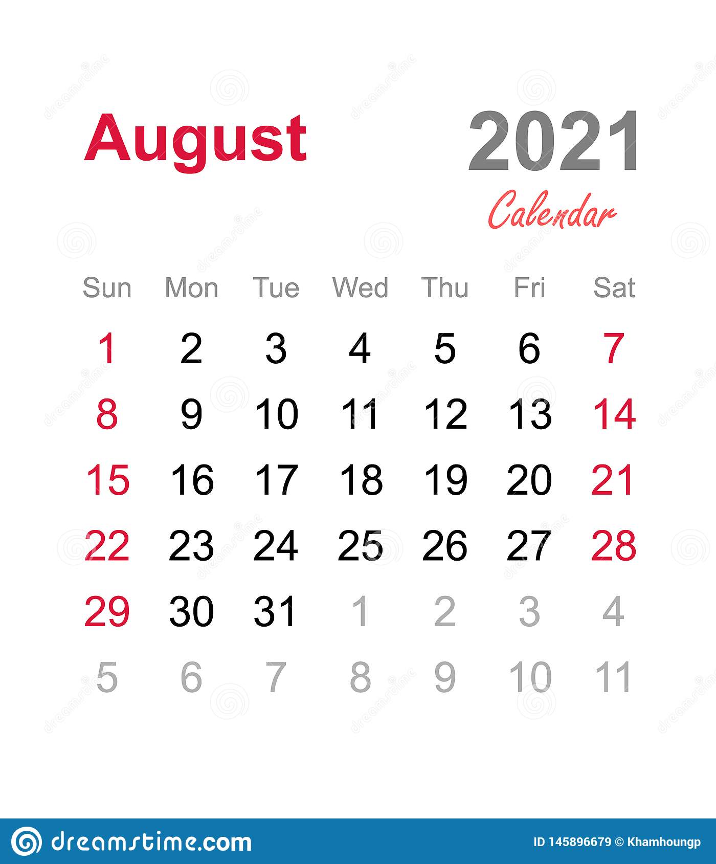 Страница календаря: 6–12 августа.