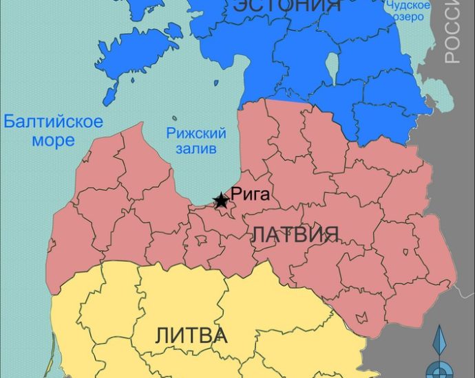 Карта россия эстония латвия