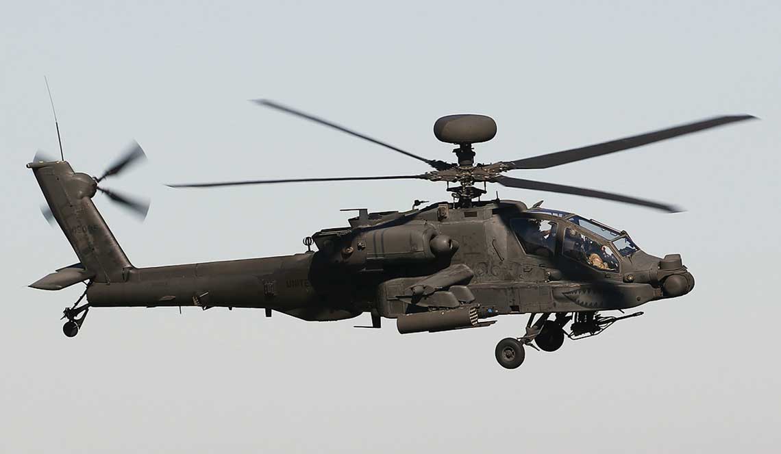 Ударный вертолет Boeing AH-64E Guardian